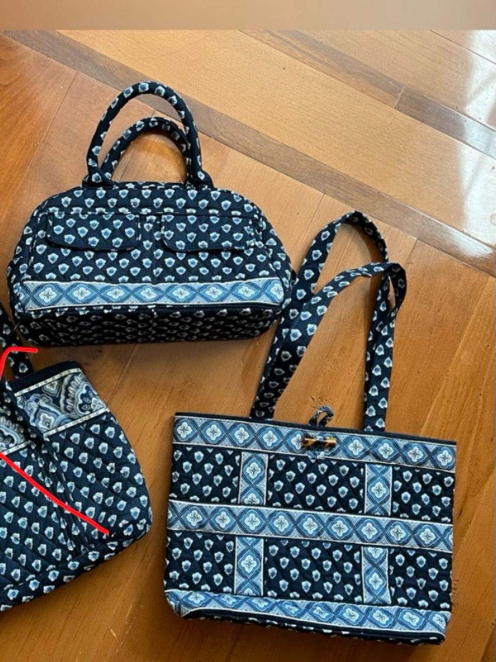 Vera Bradley Purse Bundle Nantucket Navy